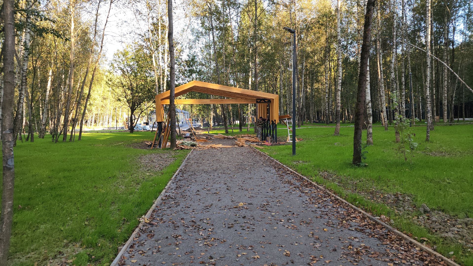 мытищи, Дорога в лавру, благоустройство,