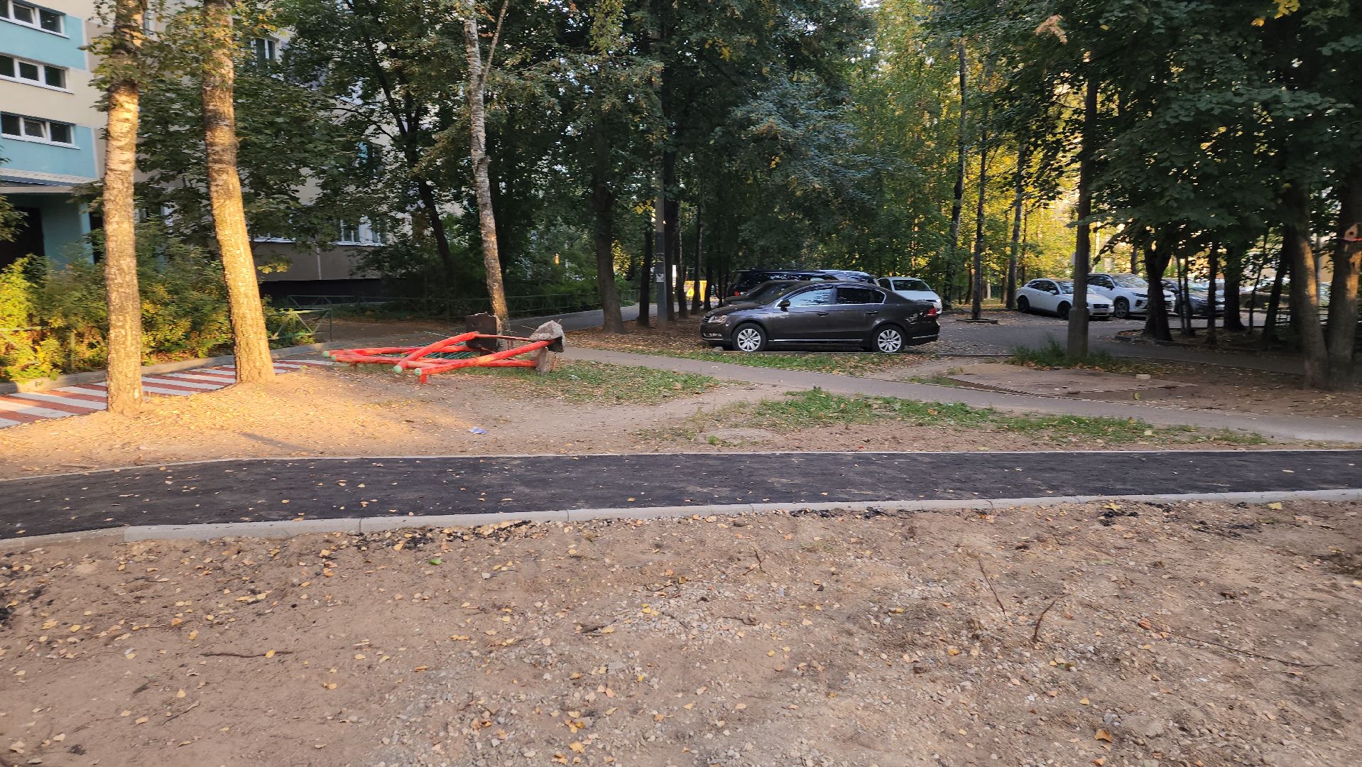 пушкино, асфальтирование дворов, дорожка, двор асфальт, удобство, благоустройство, жители, безопасное движение,