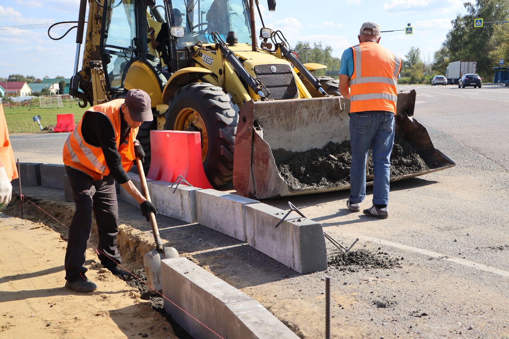 серебряные пруды, мосавтодор, строительство тротуара, коровино,