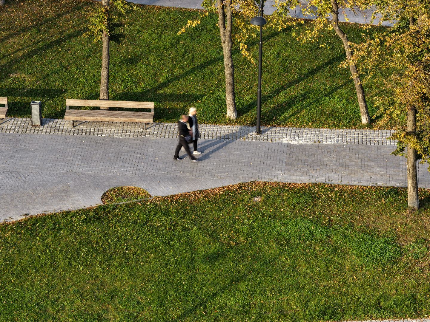 видео с коптера, благоустройство улиц в серпухове,