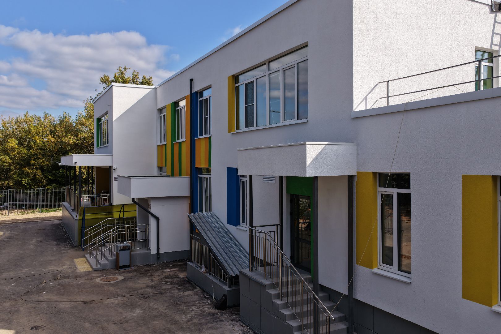 видео с коптера, детский сад в серпухове,