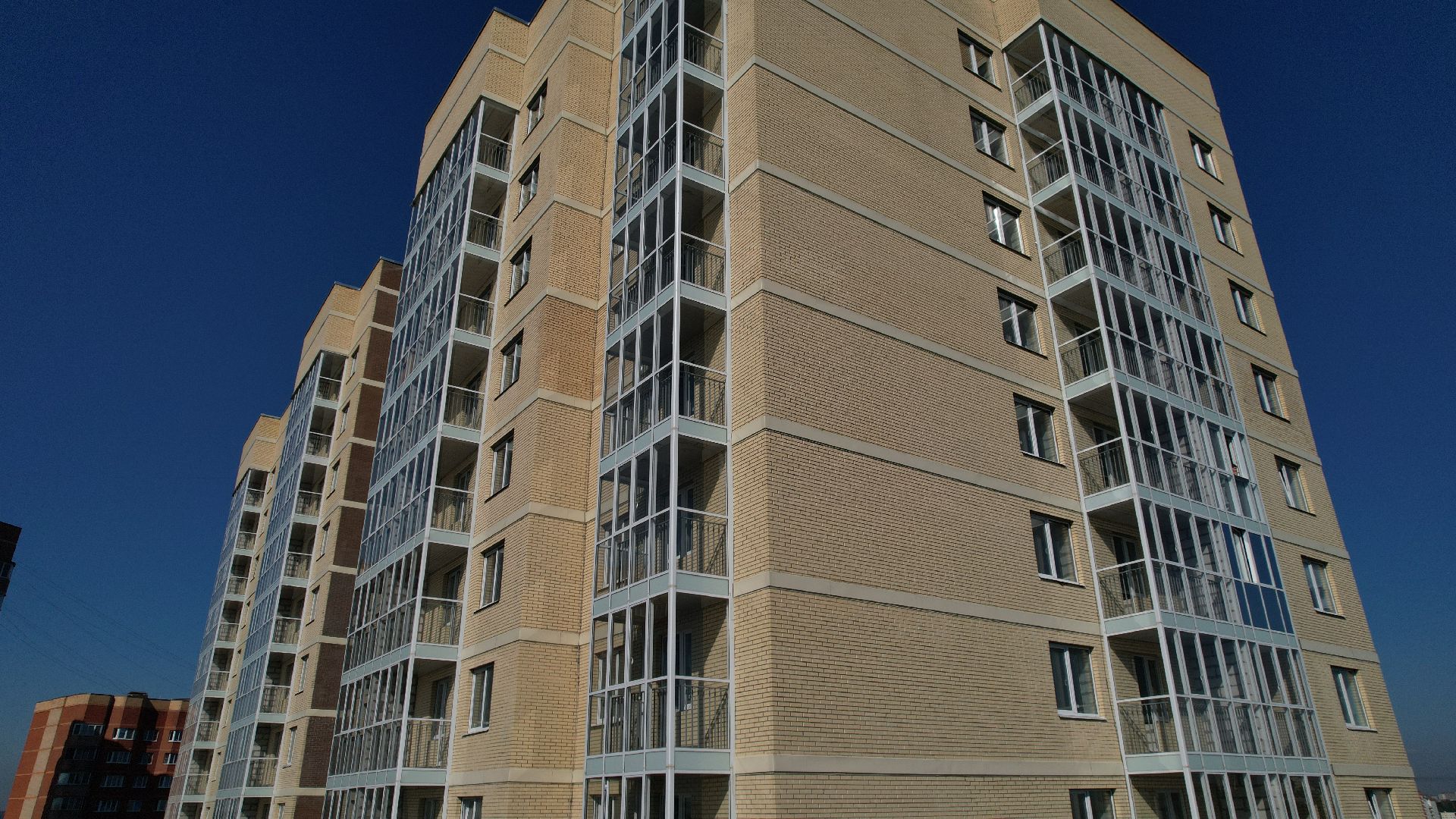 видео с коптера, новостройка в лыткарине,