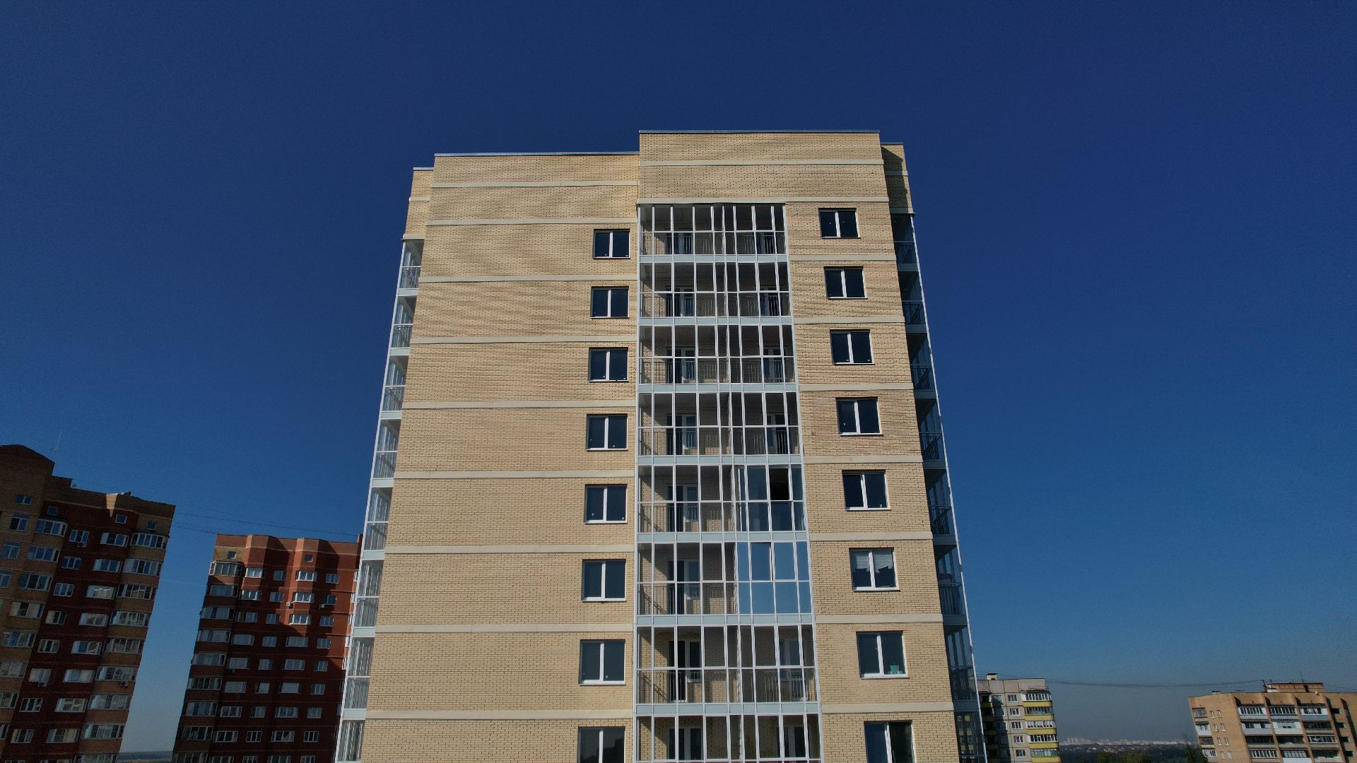 видео с коптера, новостройка в лыткарине,