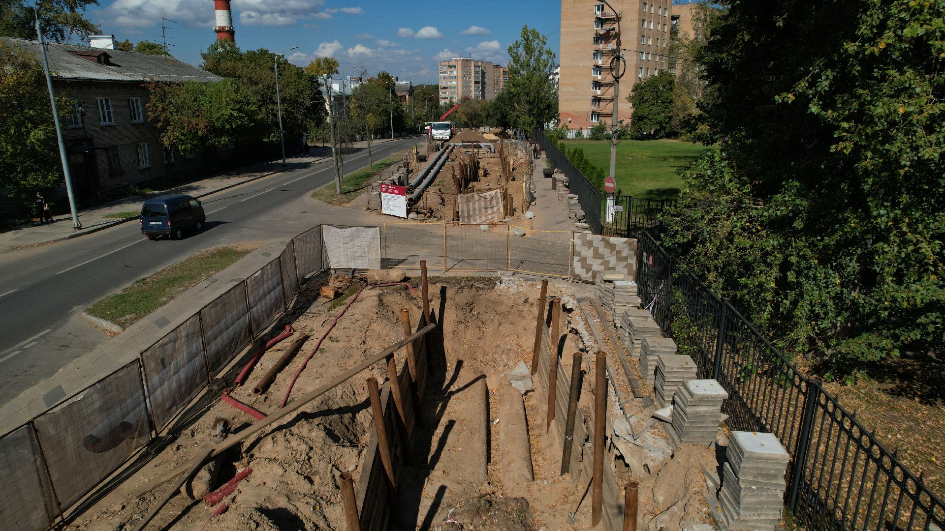 видео с коптера, жкх в лыткарине,
