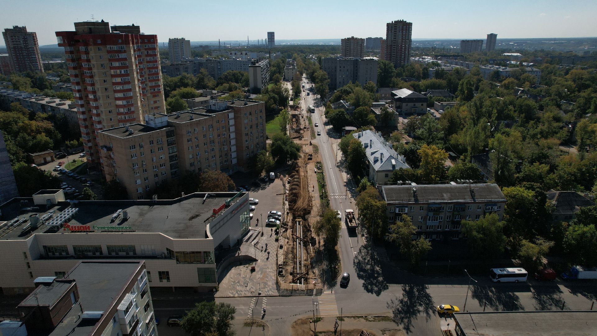 видео с коптера, жкх в лыткарине,