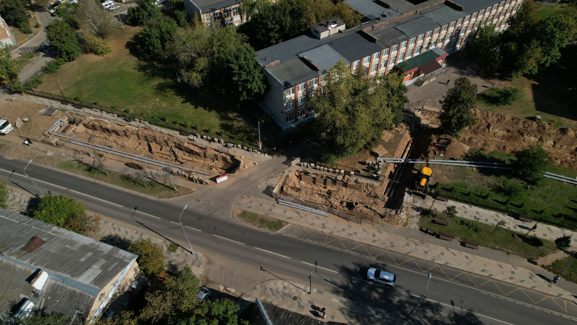 видео с коптера, жкх в лыткарине,