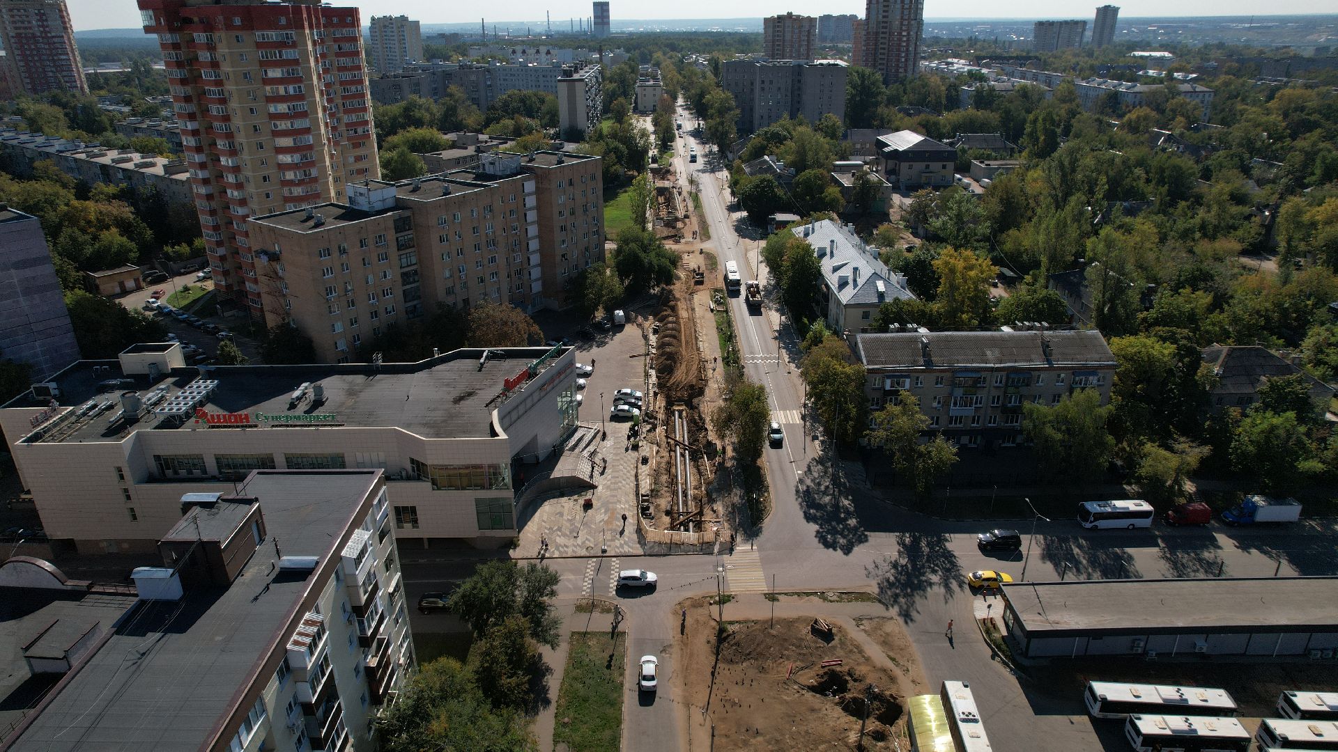 видео с коптера, жкх в лыткарине,