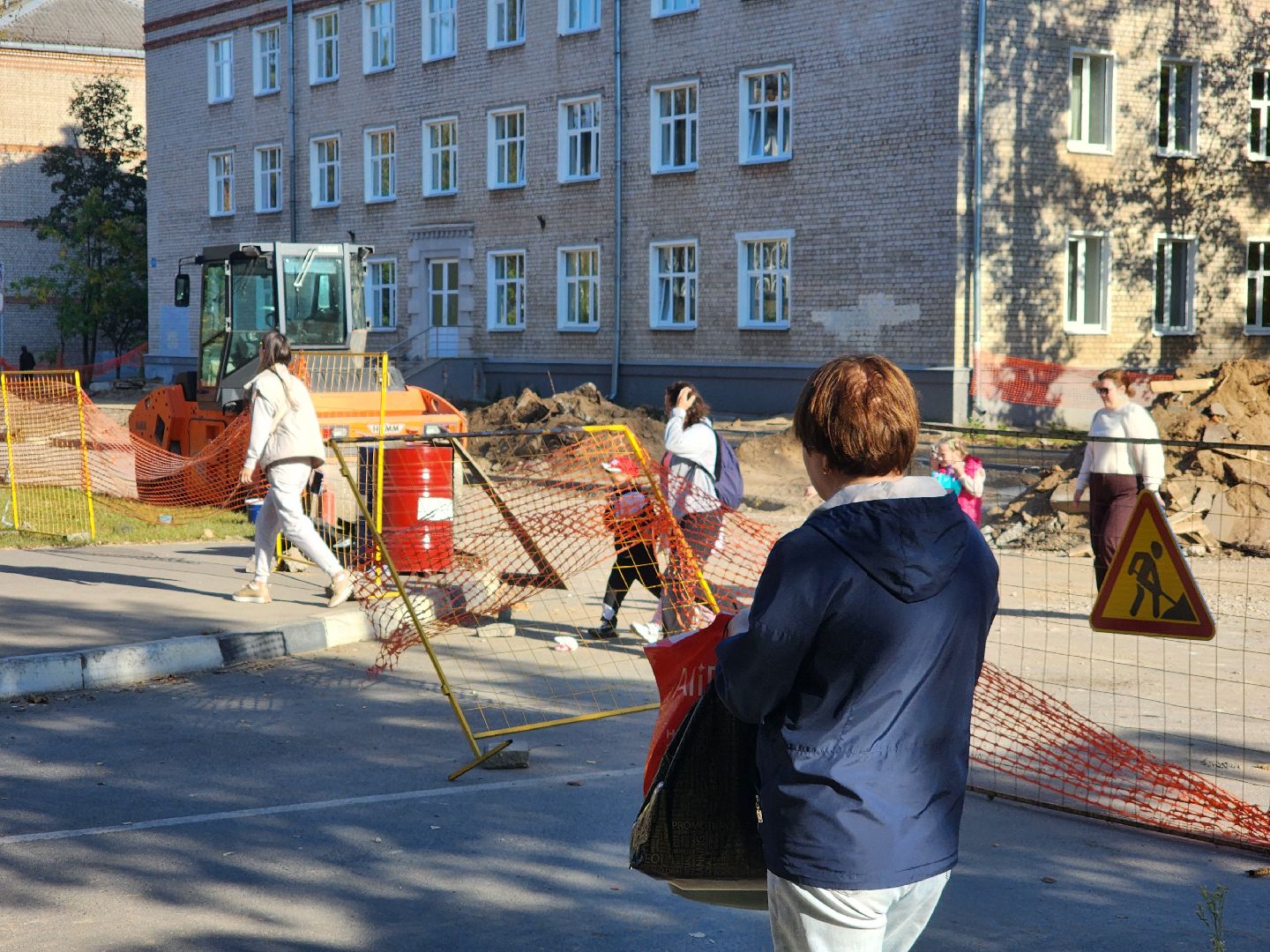 дубна, благоуйстройство, теплотрасса,новые тротуары,