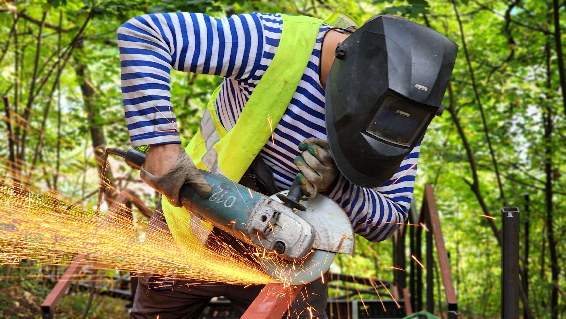 руза, благоустройство, парк городок, новая лестница,