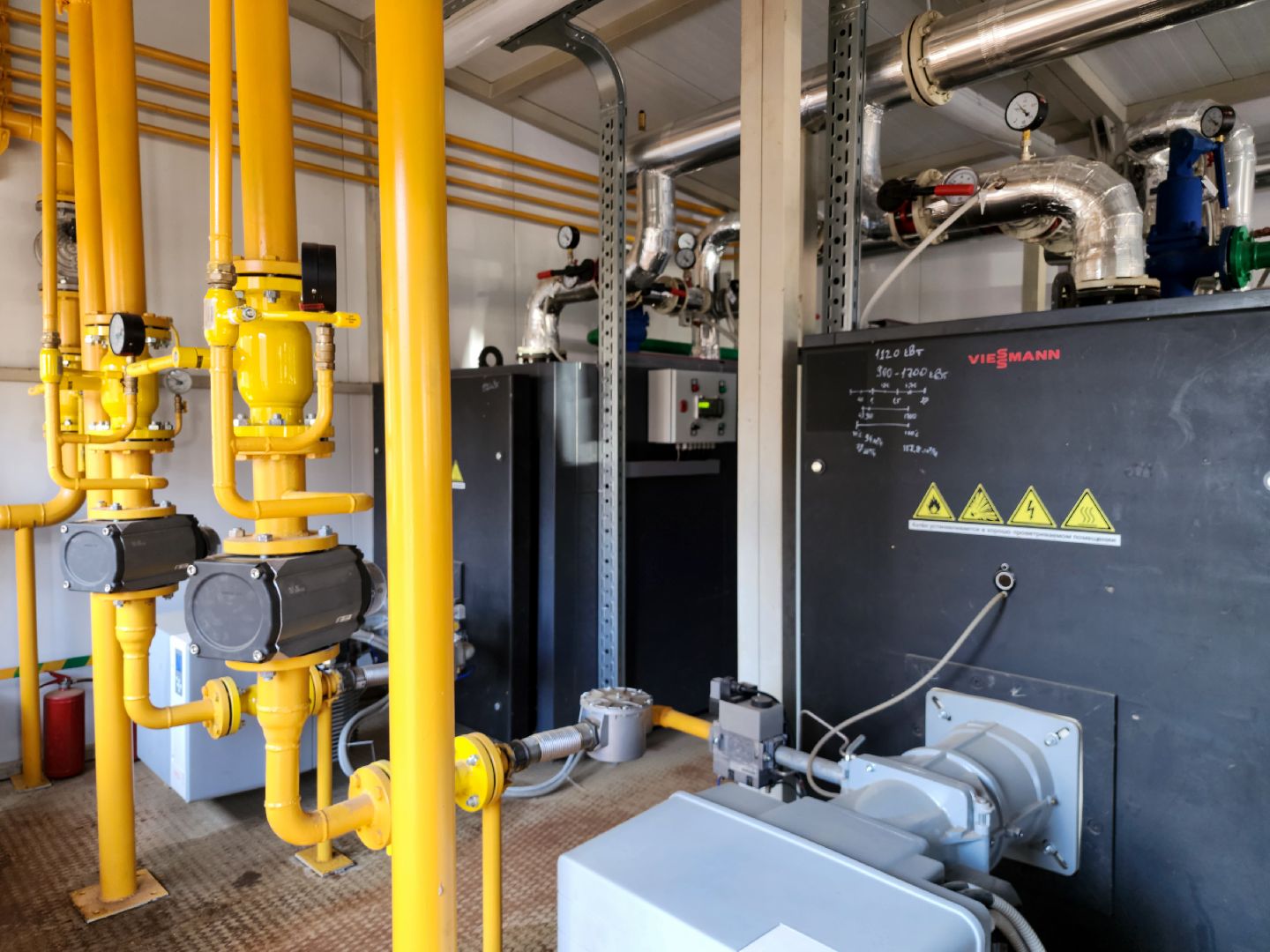 Подольск, школа на 1100 мест, отопление, пробные топки,