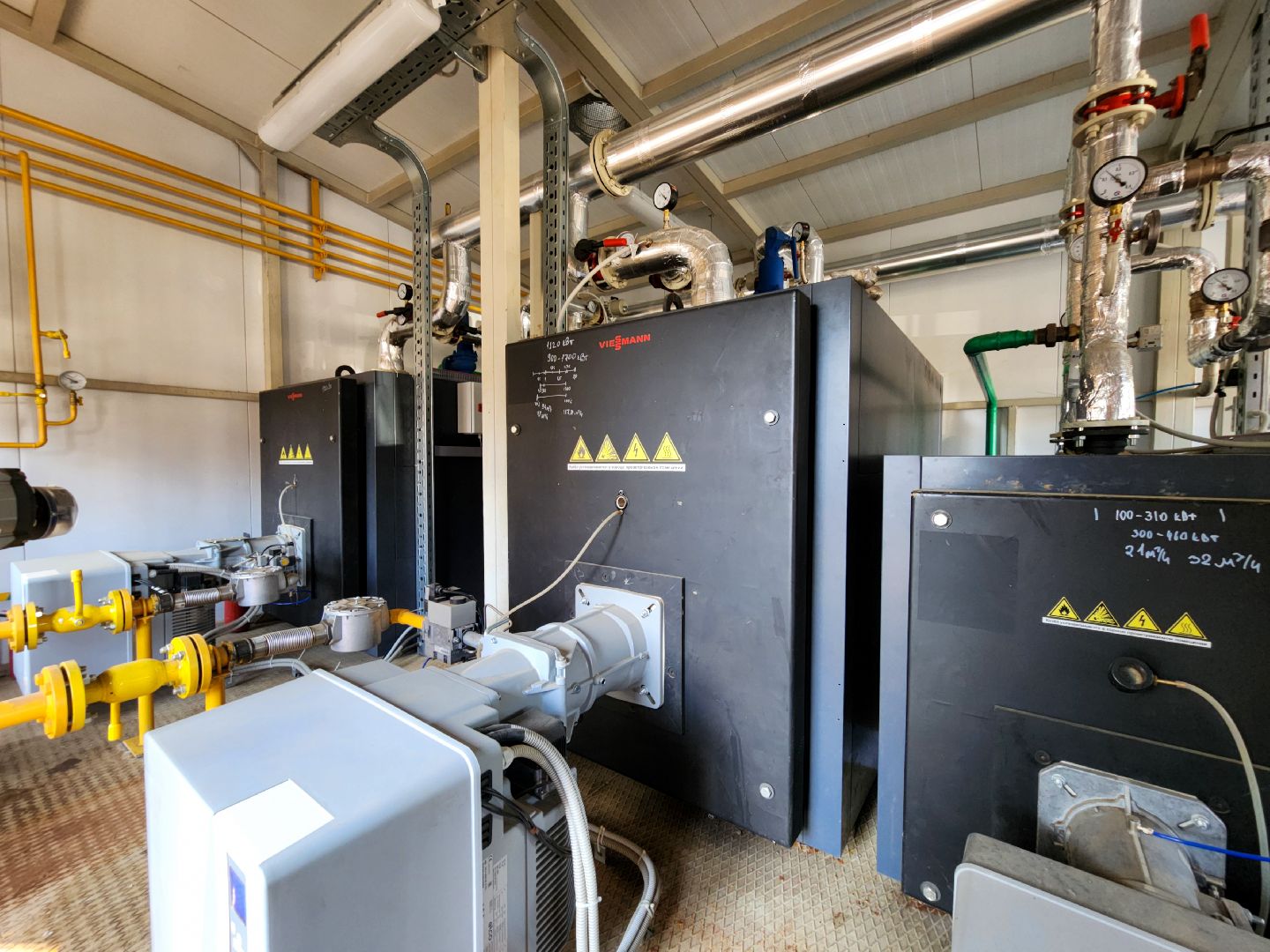 Подольск, школа на 1100 мест, отопление, пробные топки,