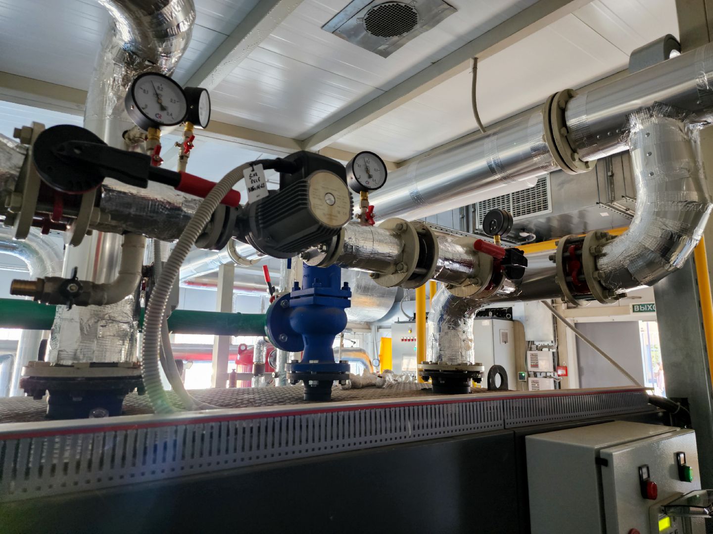 Подольск, школа на 1100 мест, отопление, пробные топки,