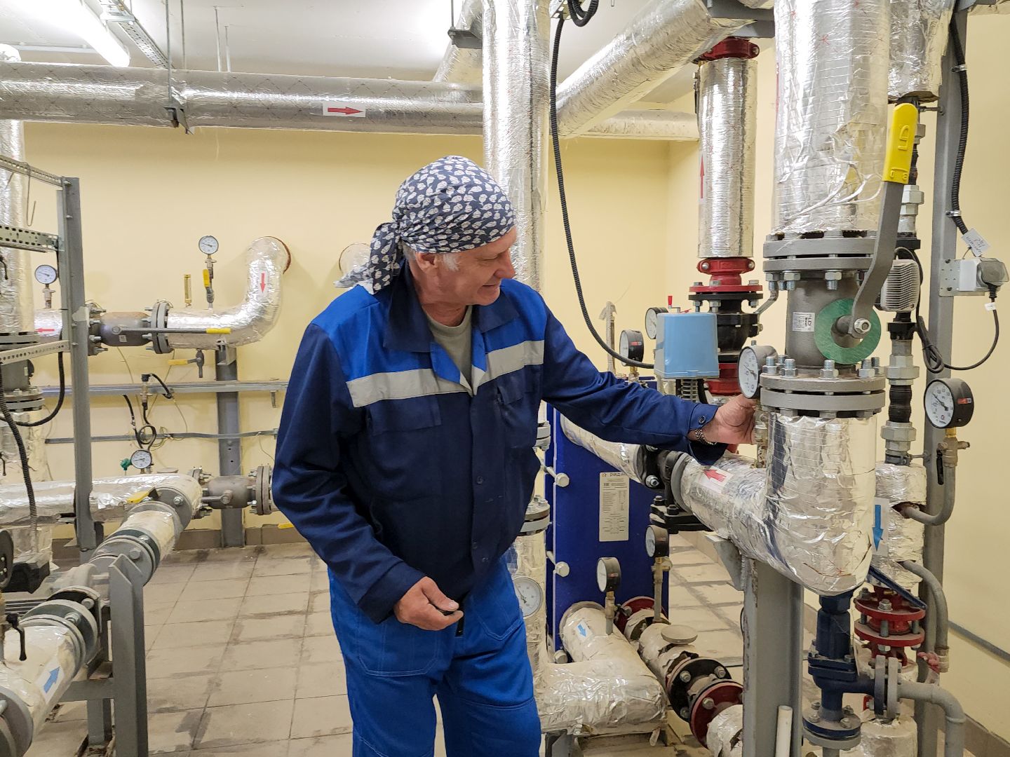 Подольск, школа на 1100 мест, отопление, пробные топки,