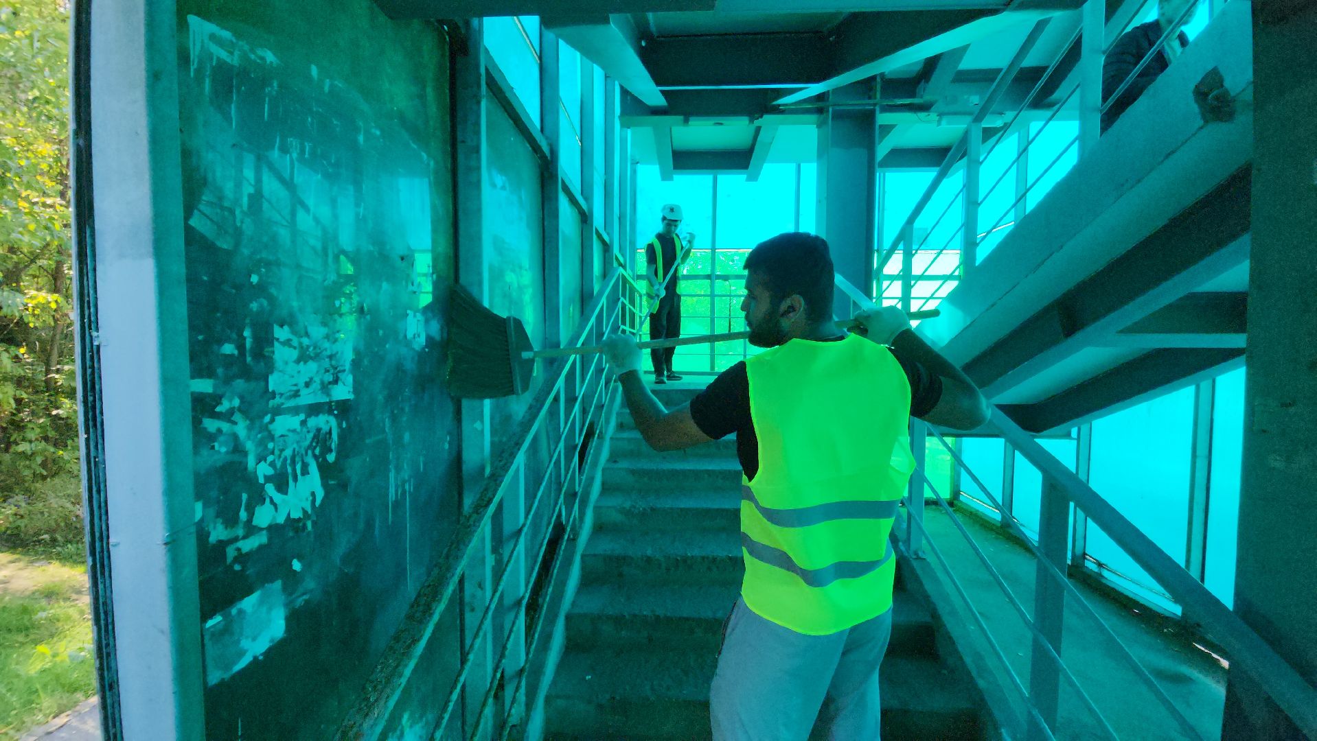 красногорск, надземный переход, ремонт,