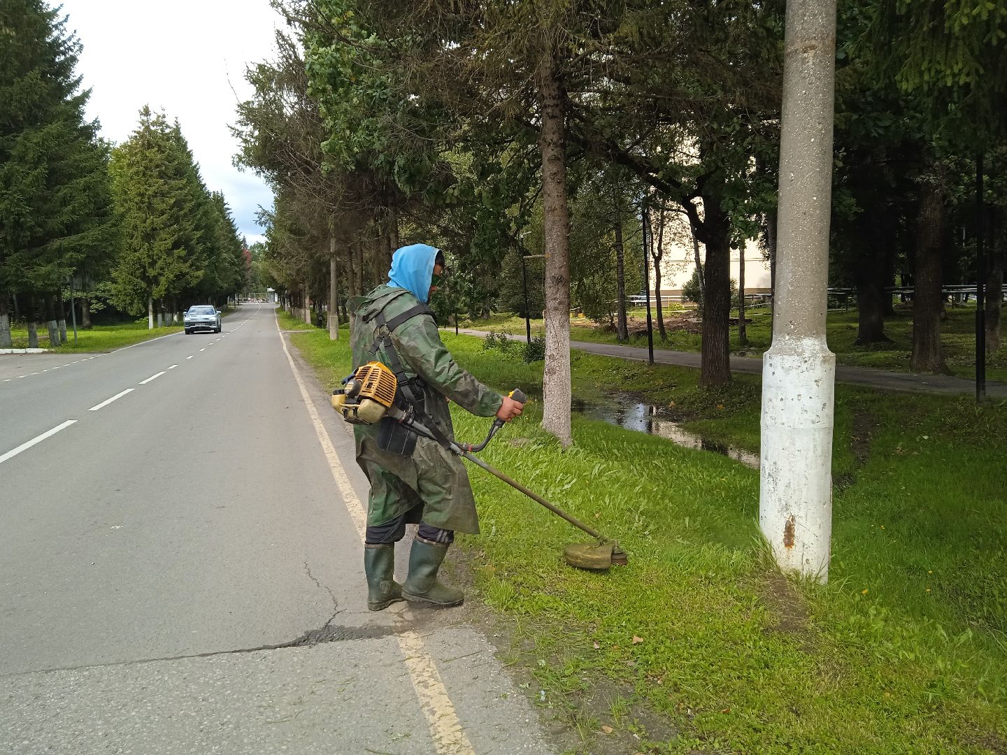 городской округ восход, благоустройство, жкх, покос травы,