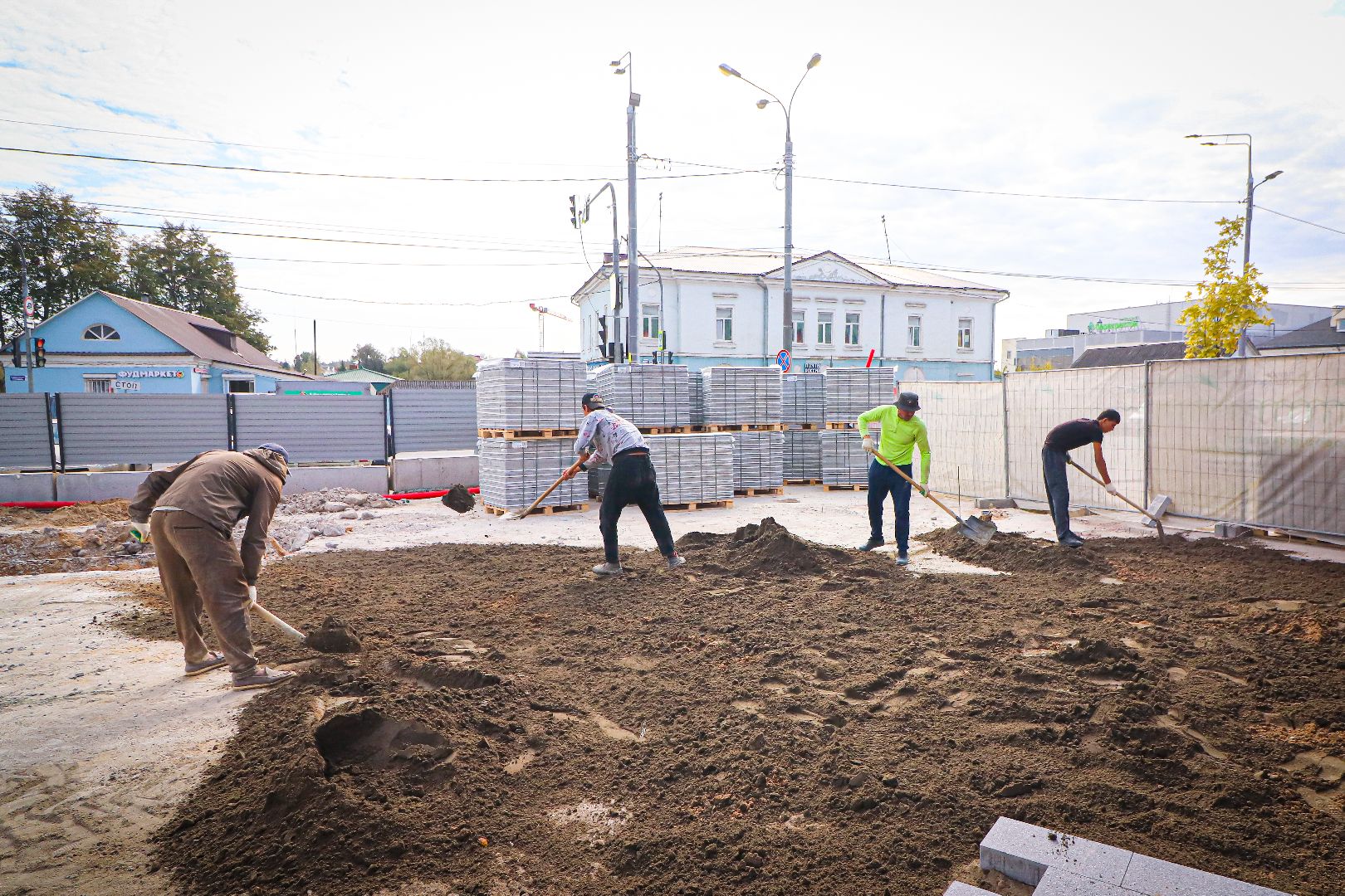 клин, общество, благоустройство, новые скверы, строительство автовокзала,