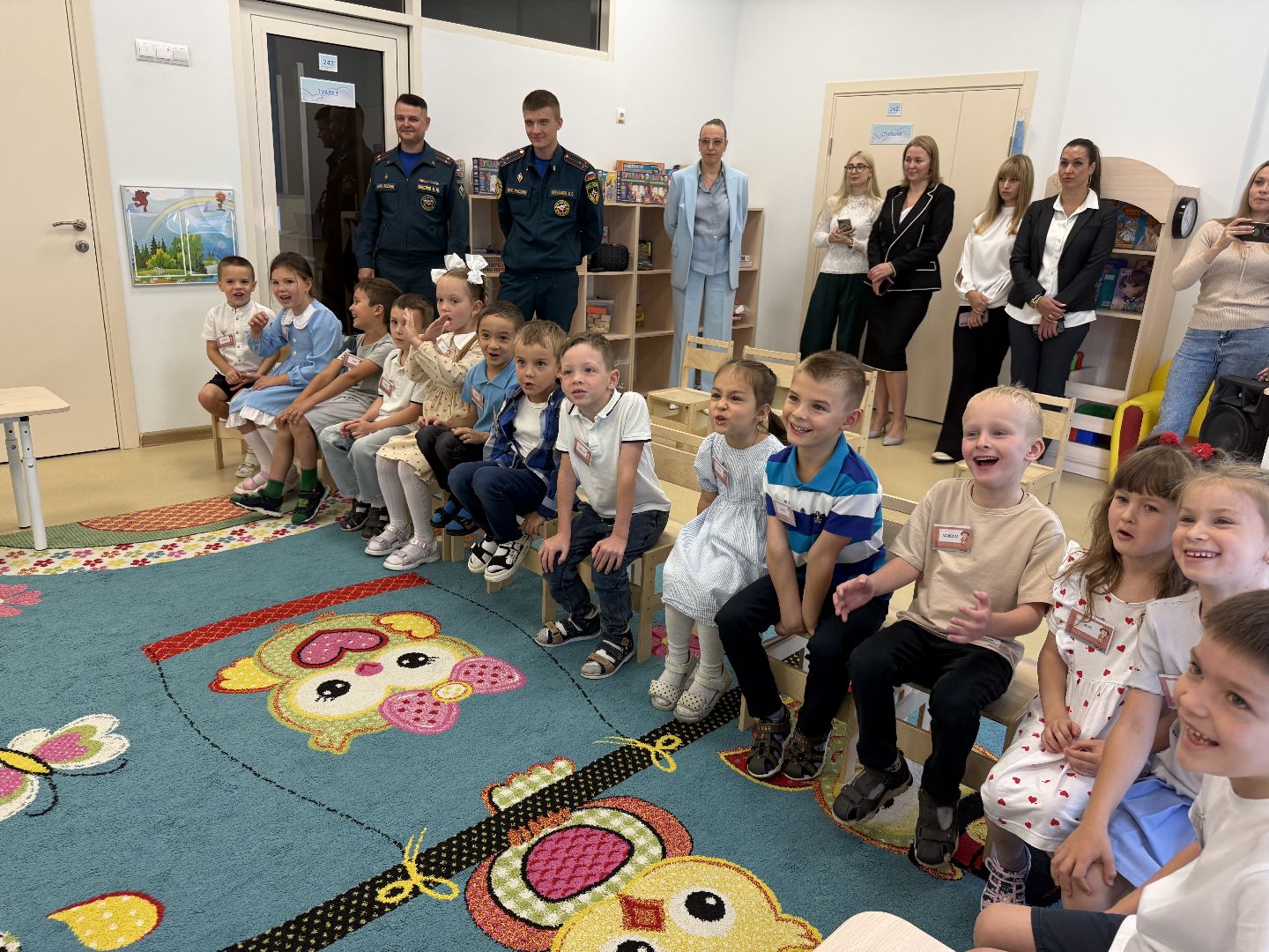 детский  сад, Занятие, Мчс , Пожарная машина, Знания,