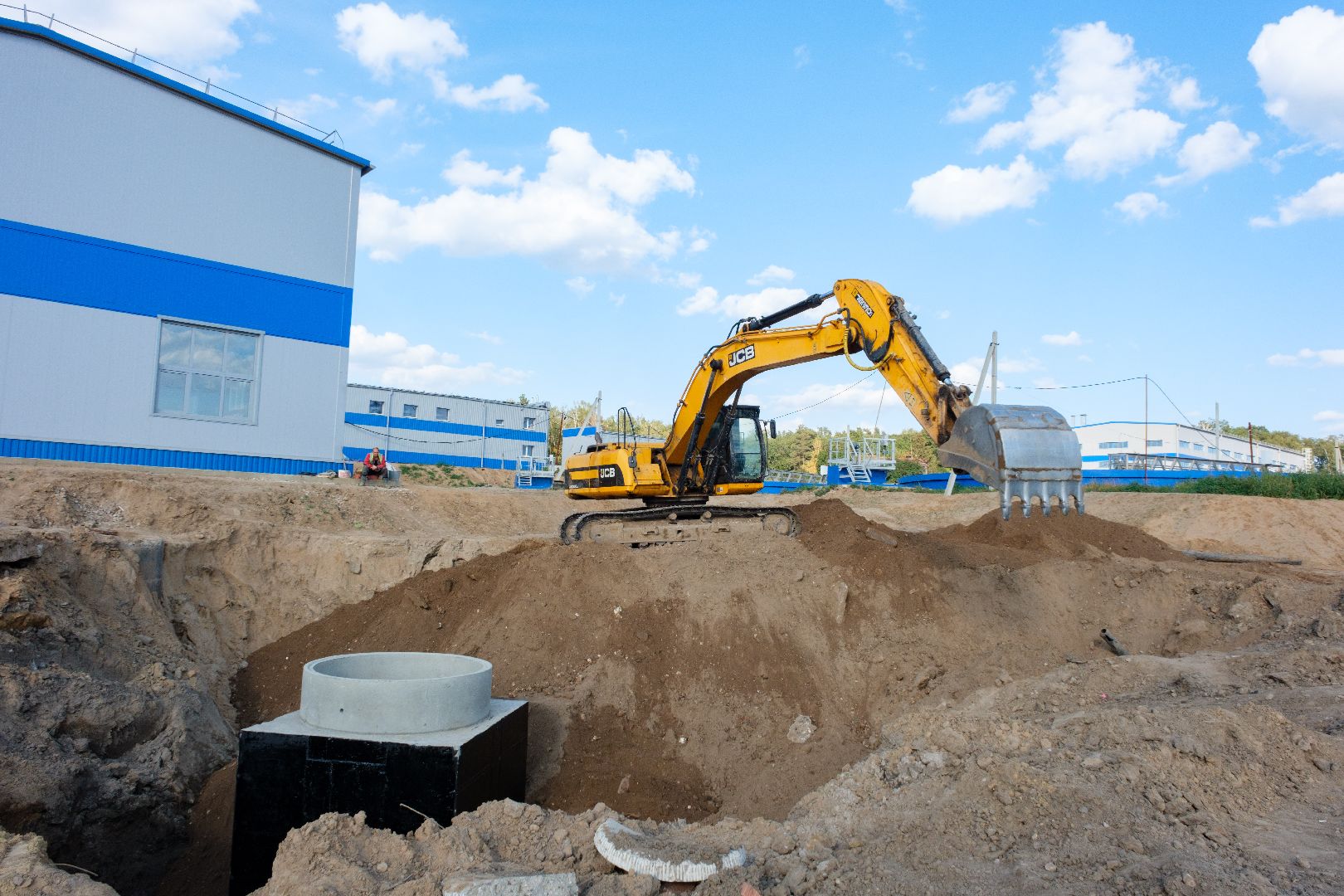 лыткарино, строительство, очистные в лыткарине, очистные сооружения,