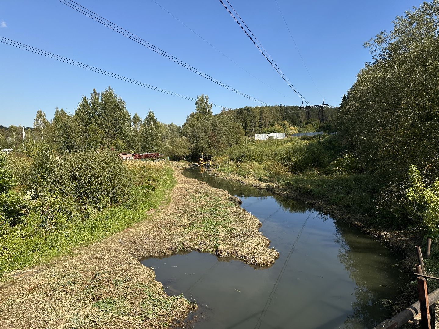 Расчистка реки, пушкинский городской округ, ивантеевка, Река Скалба, экология,