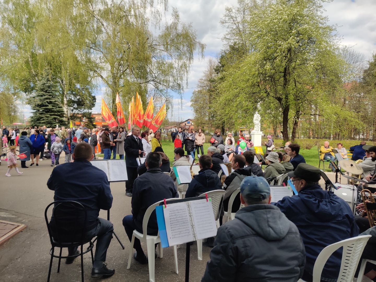 Красноармейск, Пушкинский, День Победы, полевая кухня, кинопаказы