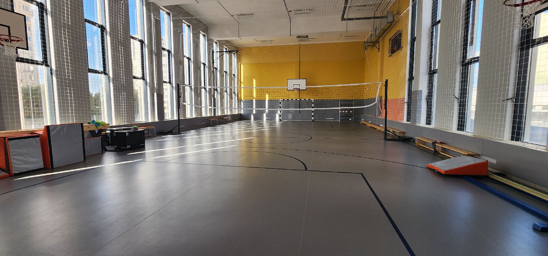 долгопрудный, 13 гимназия, пристройка, столовая, стадион,