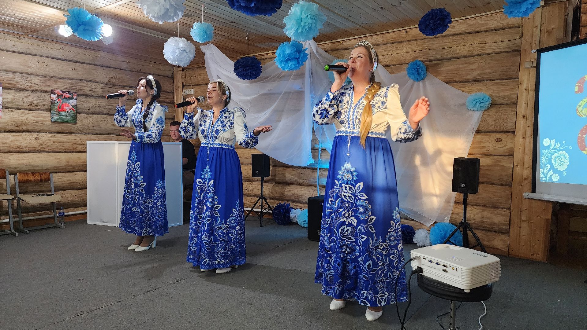 кашира, культура, концерт, юбилей, трио забава, русская народная музыка,