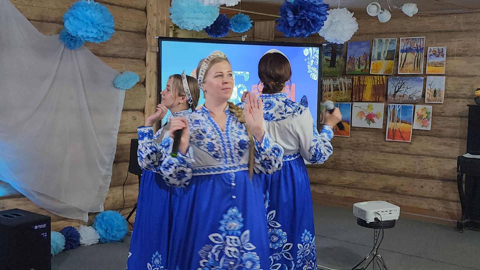 кашира, культура, концерт, юбилей, трио забава, русская народная музыка,