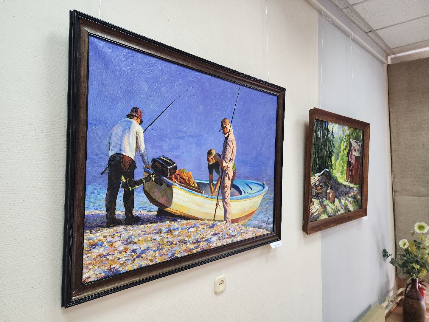 красноармейск, городской округ пушкинский, картинная галерея, союз художников подмосковья, новая выставка,