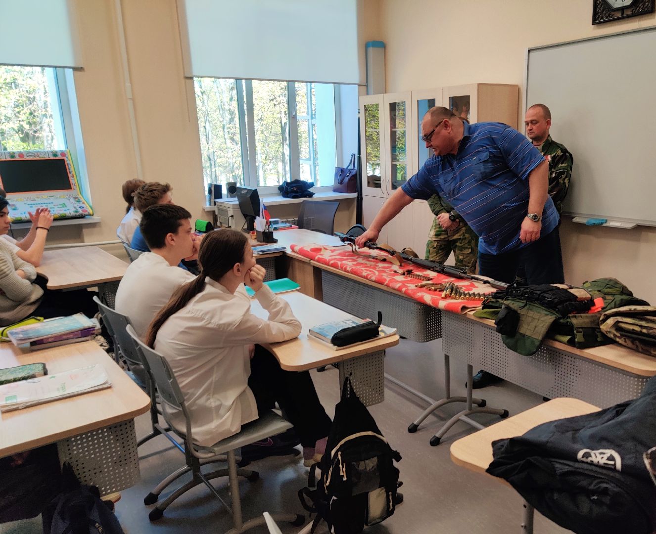 Красноармейск, Пушкинский, урок мужества, боевое братство