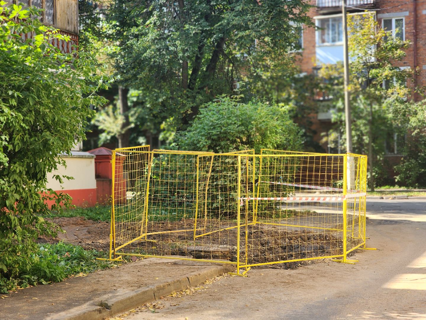 королёв, благоустройство , ремонт участка дороги на карла маркса,