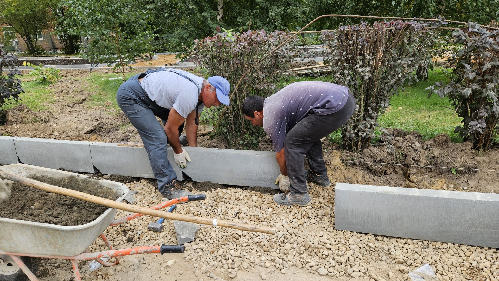 долгопрудный, сквер, сквер строителей, благоустройство,