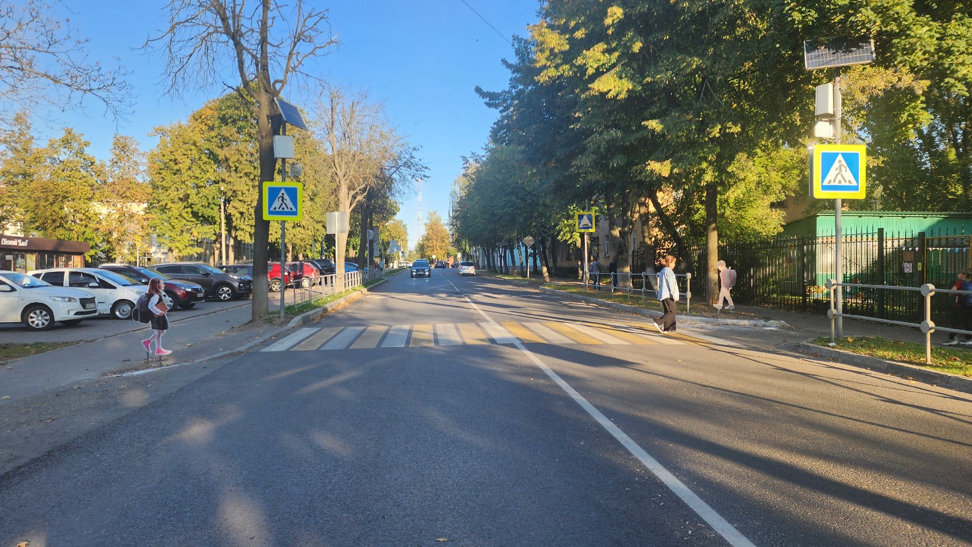 Зарайск, Реалистичные силуэты, Безопасность, ПДД,Муляжи на пешеходных переходах Зарайска,