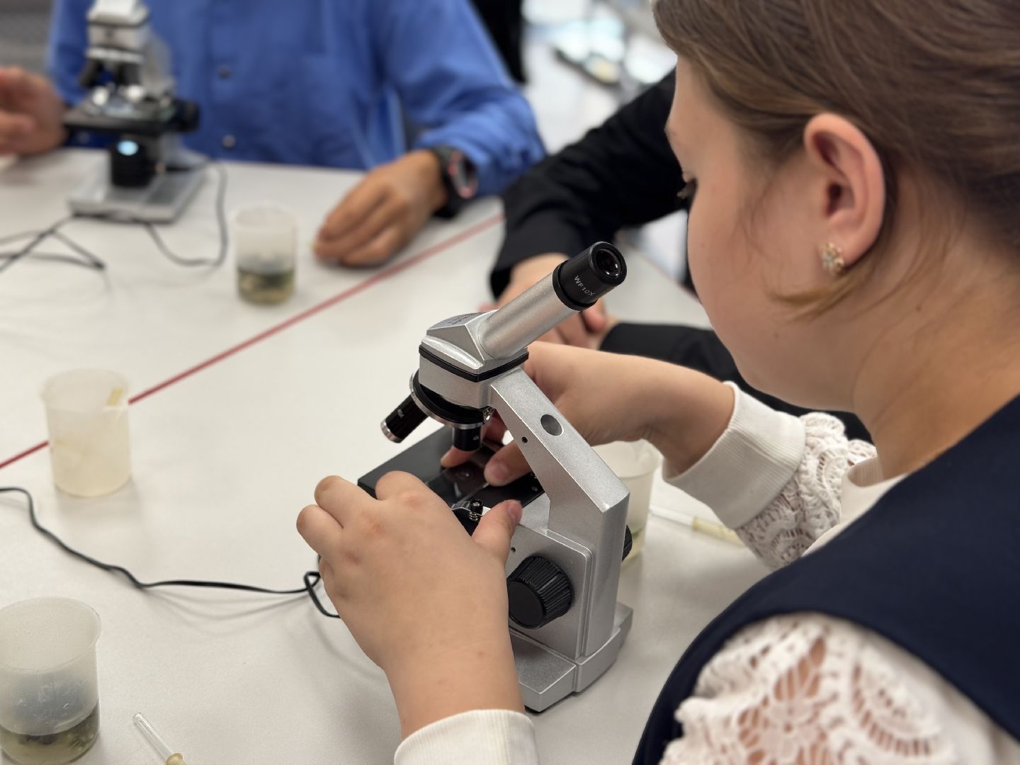 шаховская, точка роста, преподаватель биологии, биология, микроскоп,