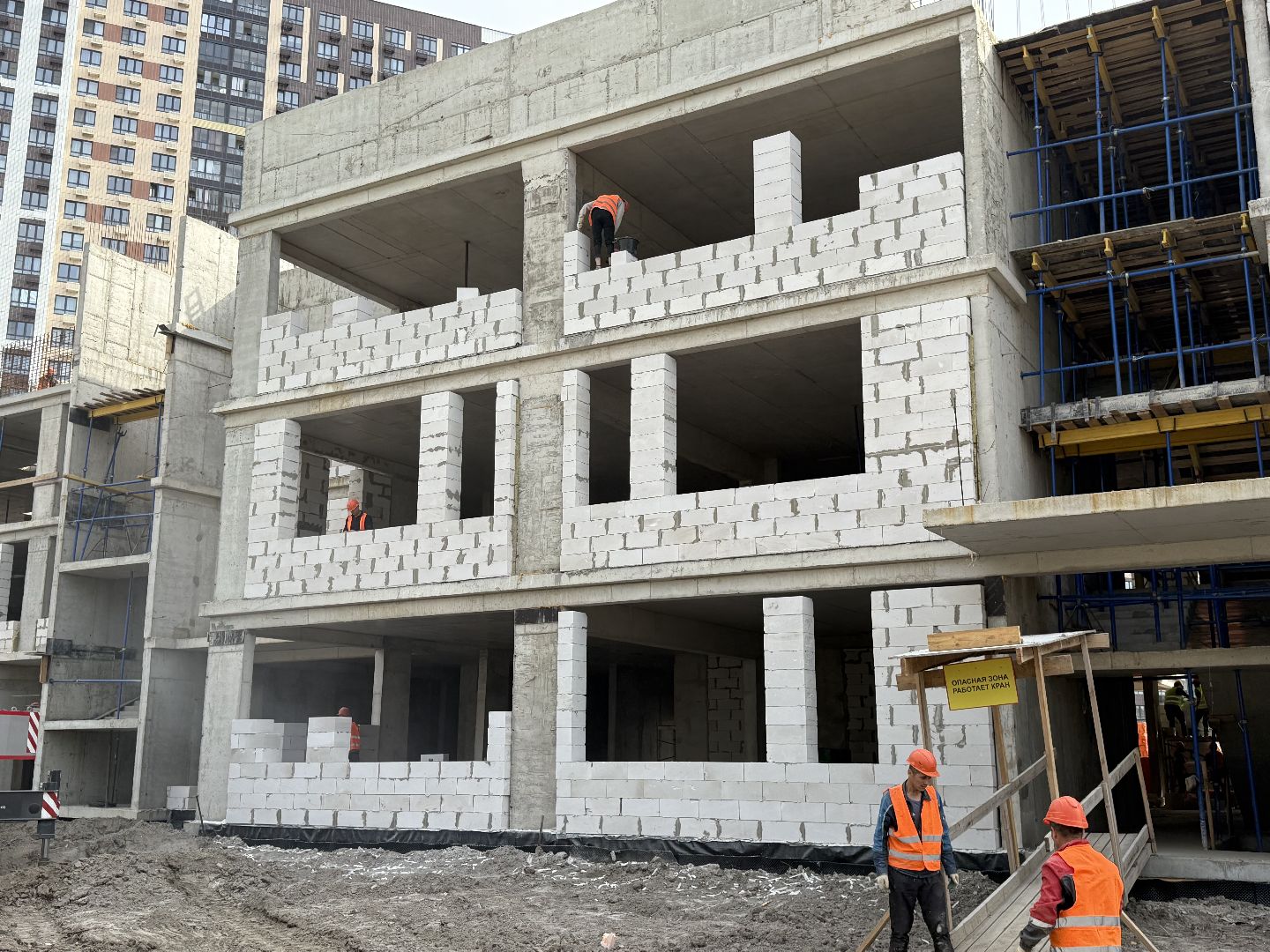 Люберцы, Строительство , Детский сад, новый микрорайон города,