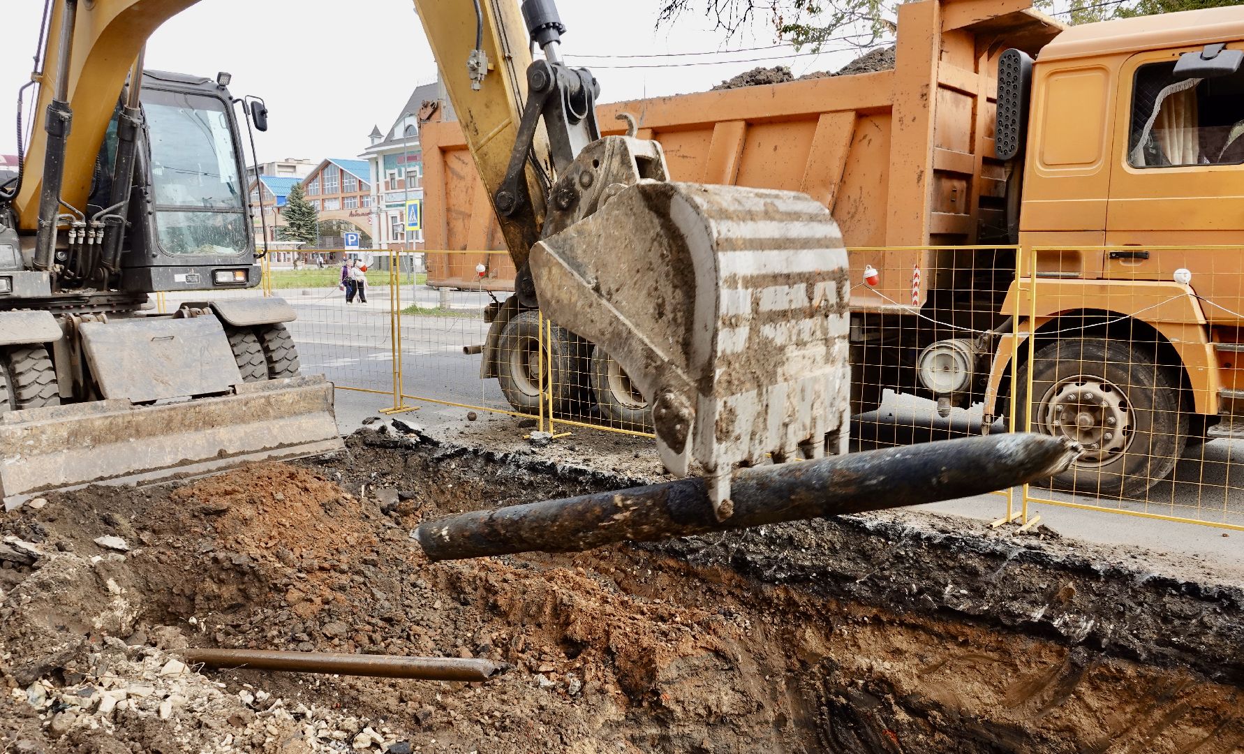 жкх, трубы, теплотрасса , хотьково , сергиево-посадский городской округ,