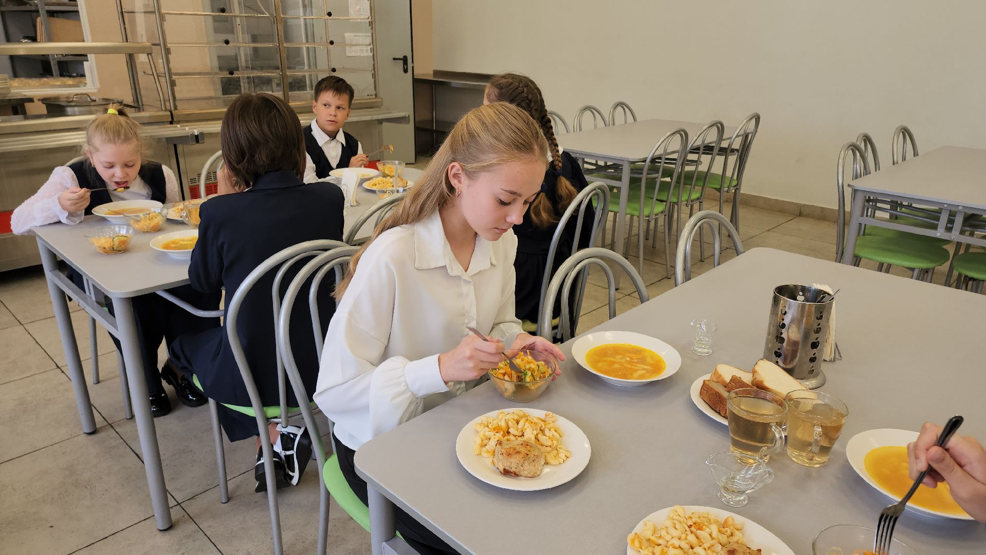 кашира, образование, школа, дети, школьное меню, школьные обеды, питание,