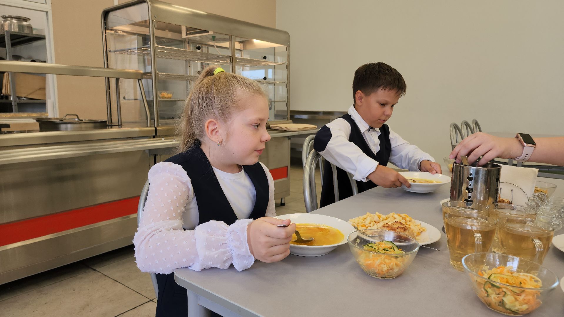 кашира, образование, школа, дети, школьное меню, школьные обеды, питание,