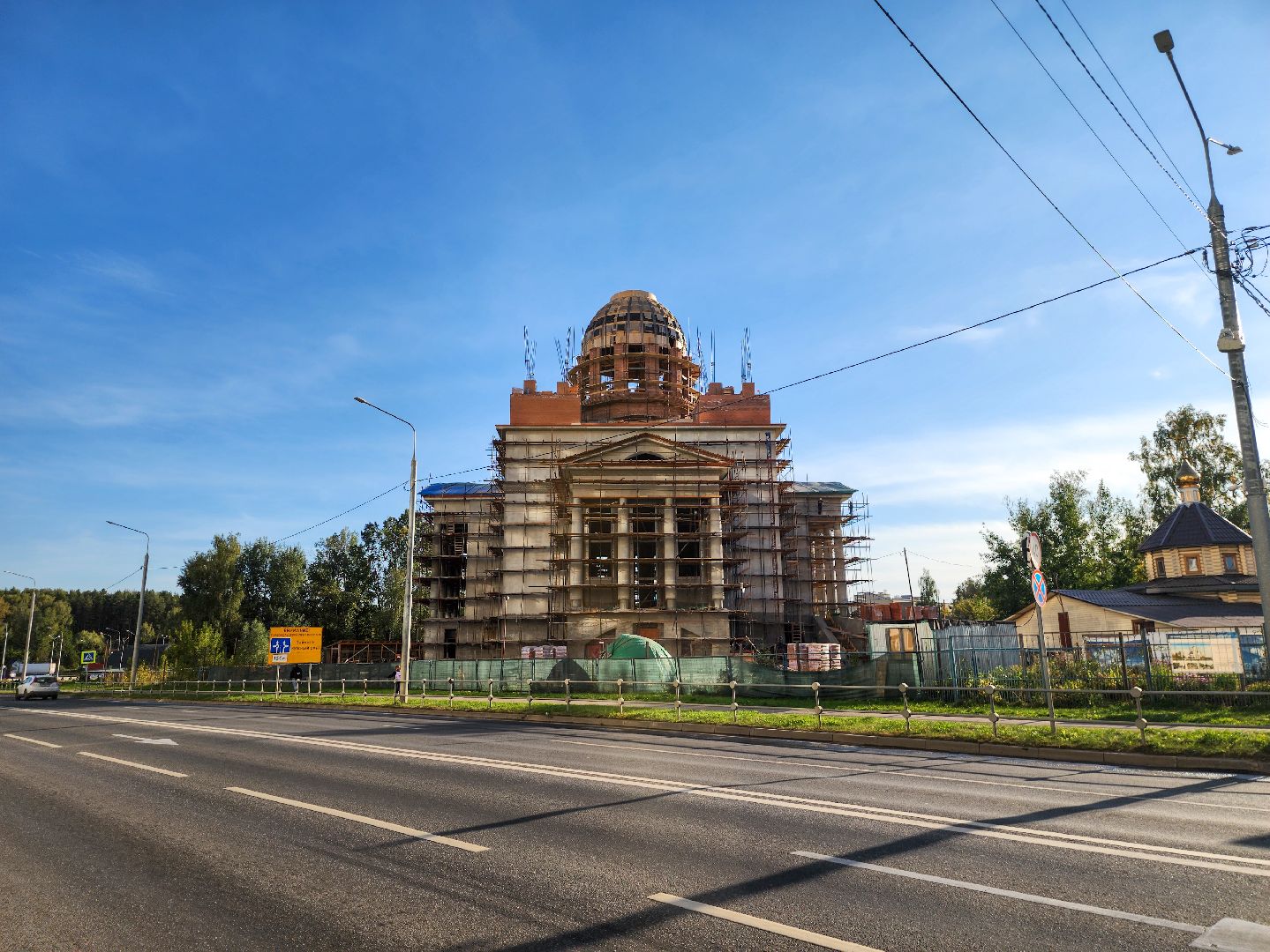 Подольск, Никольский храм, Строительство храма, Опалубка, Микрорайон Кузнечики,
