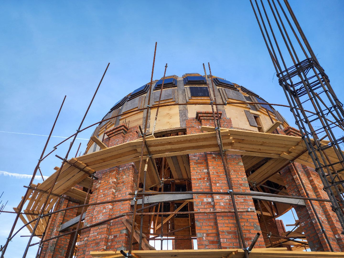 Подольск, Никольский храм, Строительство храма, Опалубка, Микрорайон Кузнечики,