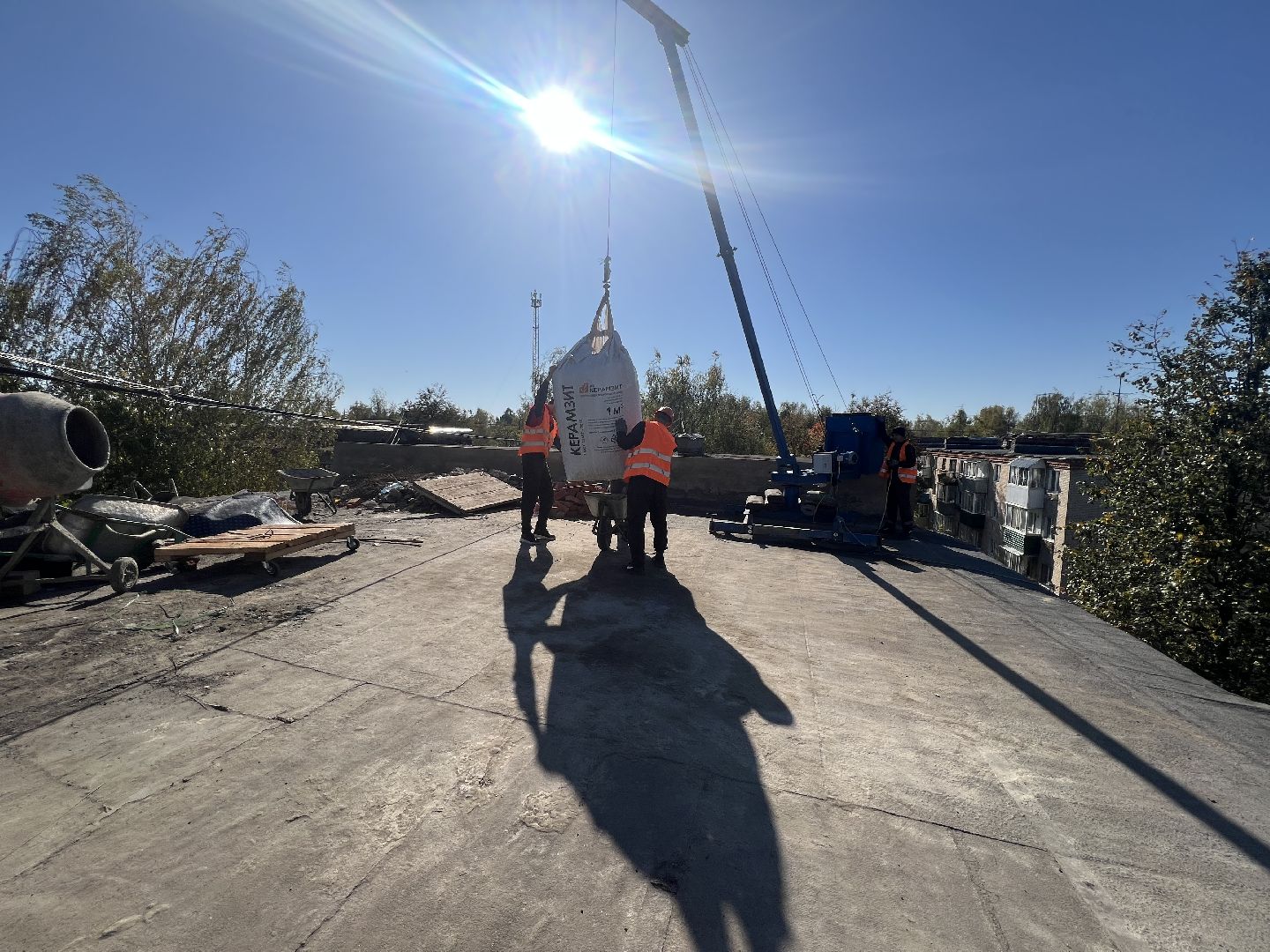 талдомский городской округ, Ремонт крыши запрудня,