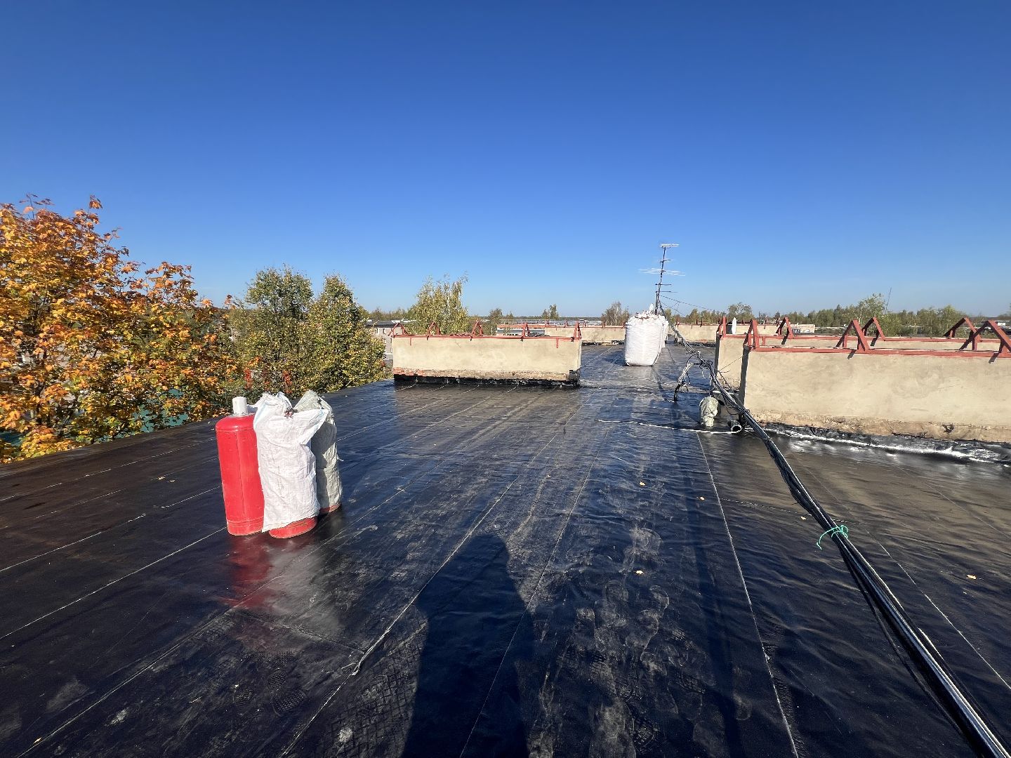 талдомский городской округ, Ремонт крыши запрудня,