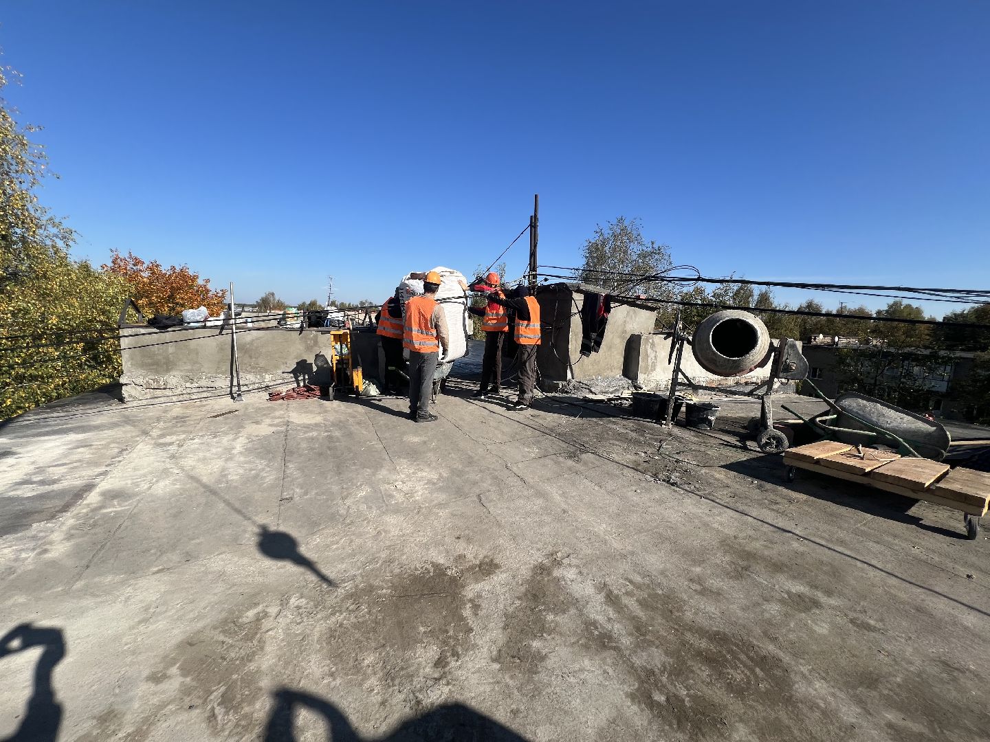талдомский городской округ, Ремонт крыши запрудня,