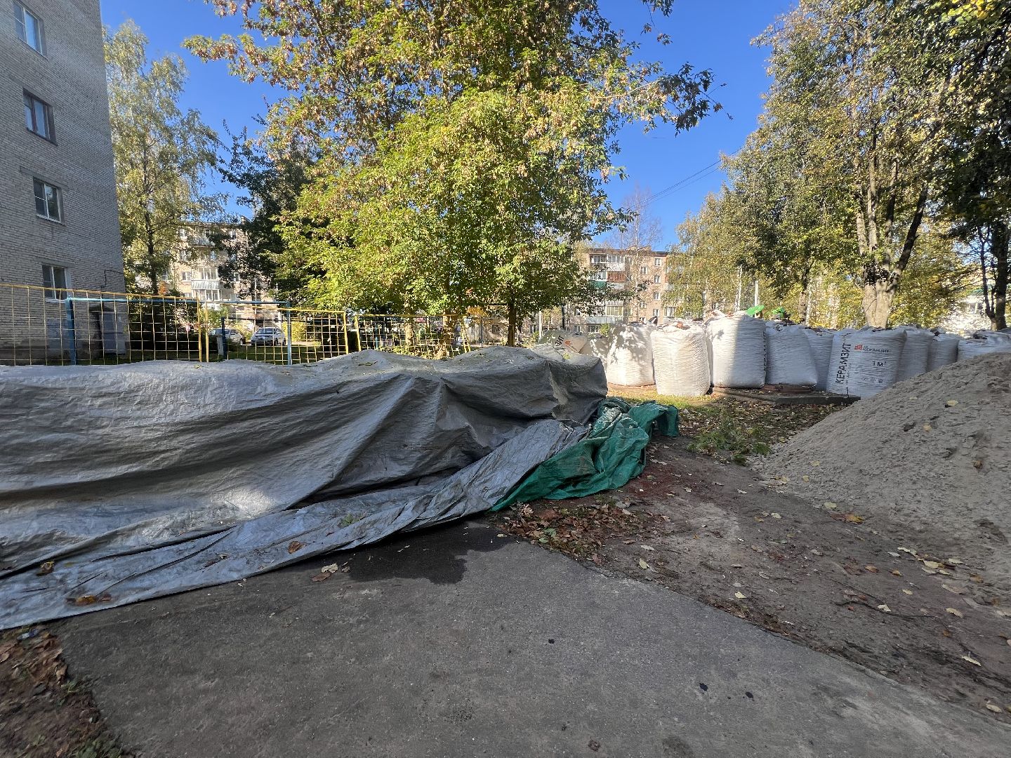 талдомский городской округ, Ремонт крыши запрудня,