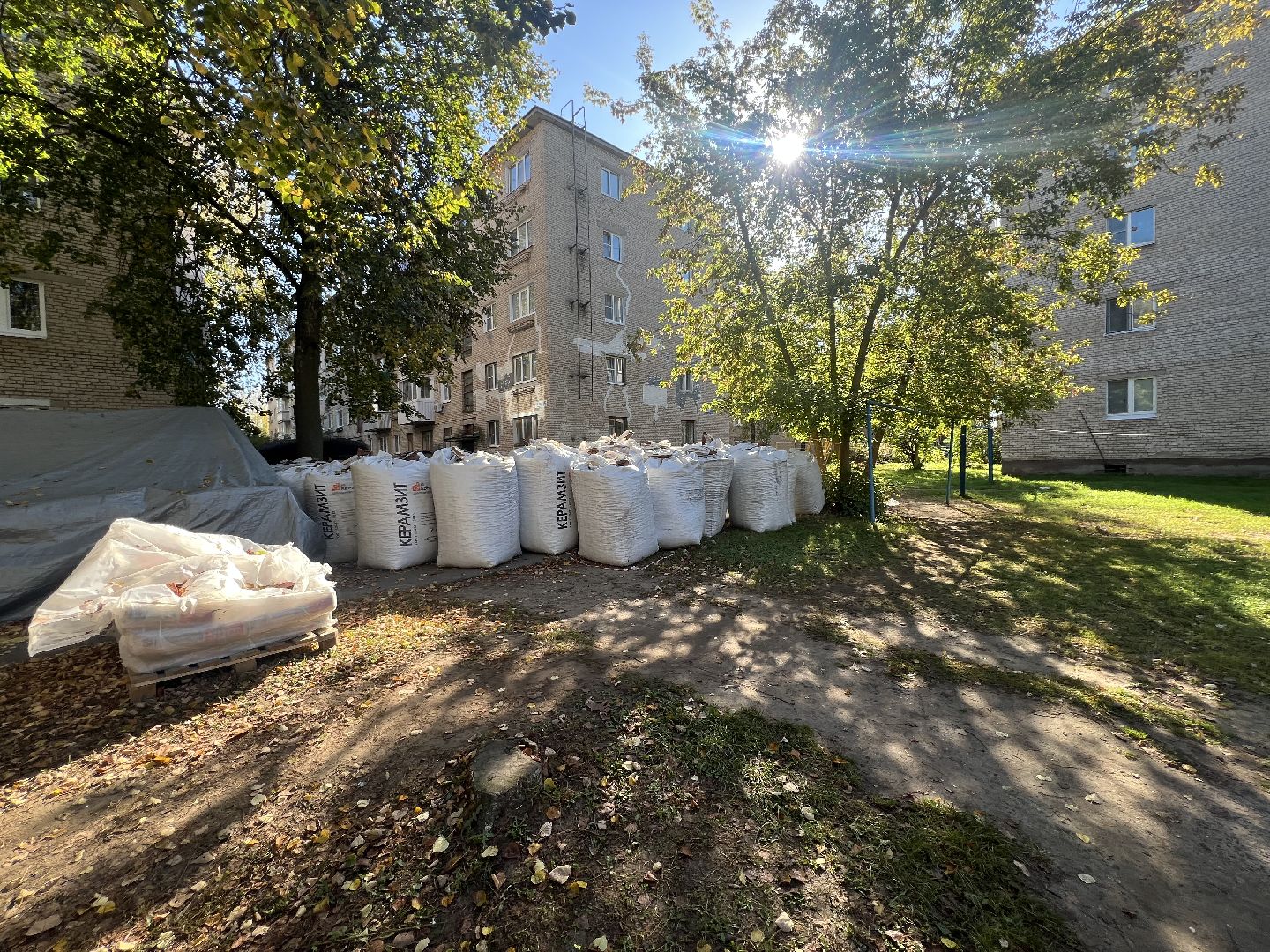 талдомский городской округ, Ремонт крыши запрудня,