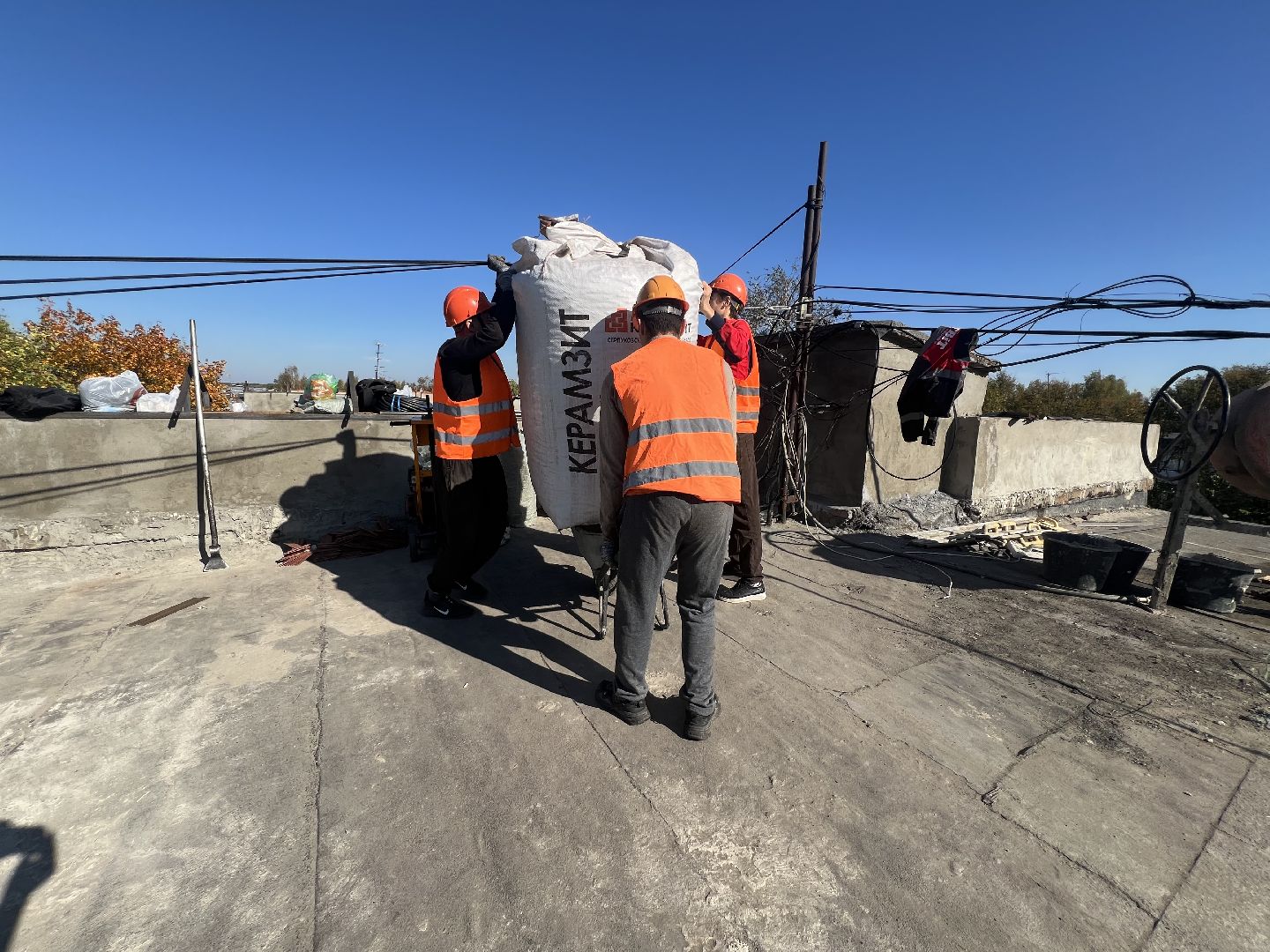 талдомский городской округ, Ремонт крыши запрудня,