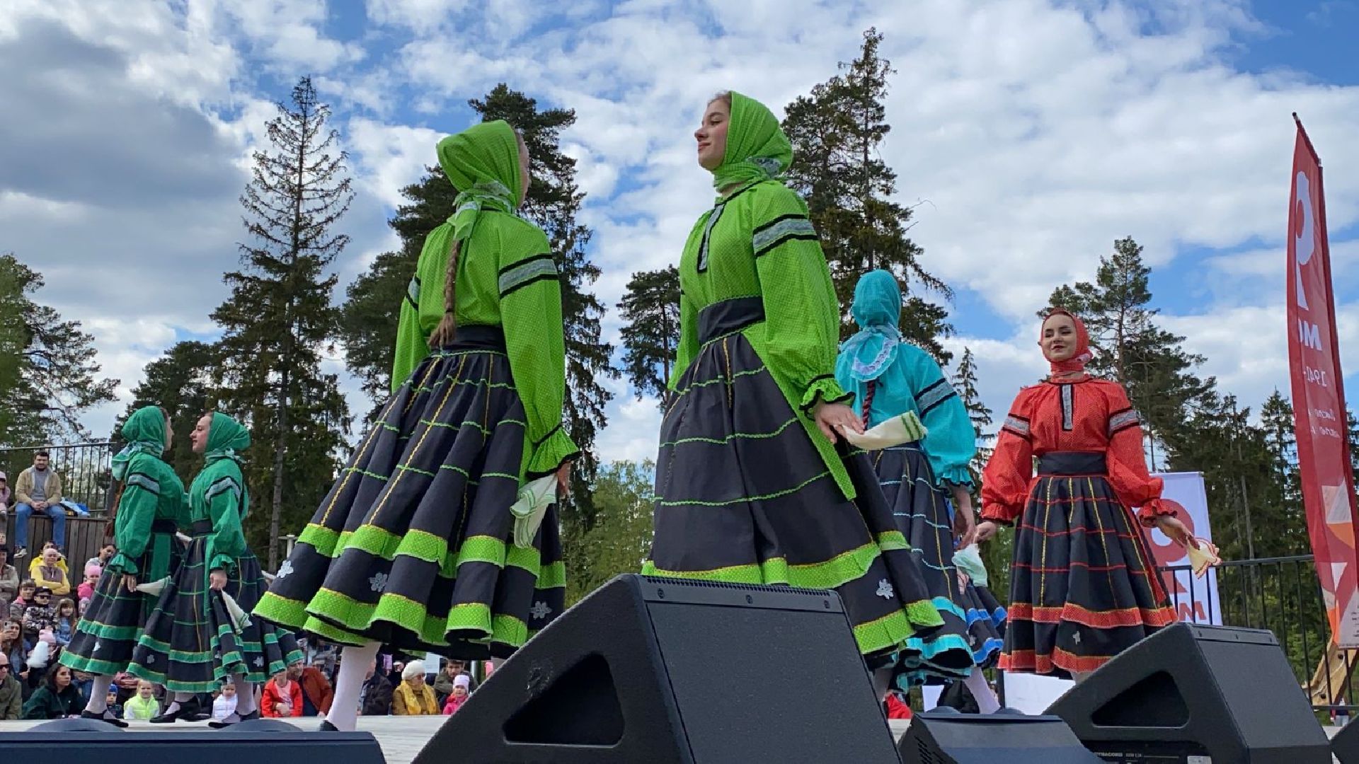 Балашиха, Подмосковье, День Победы, парки, огненное шоу