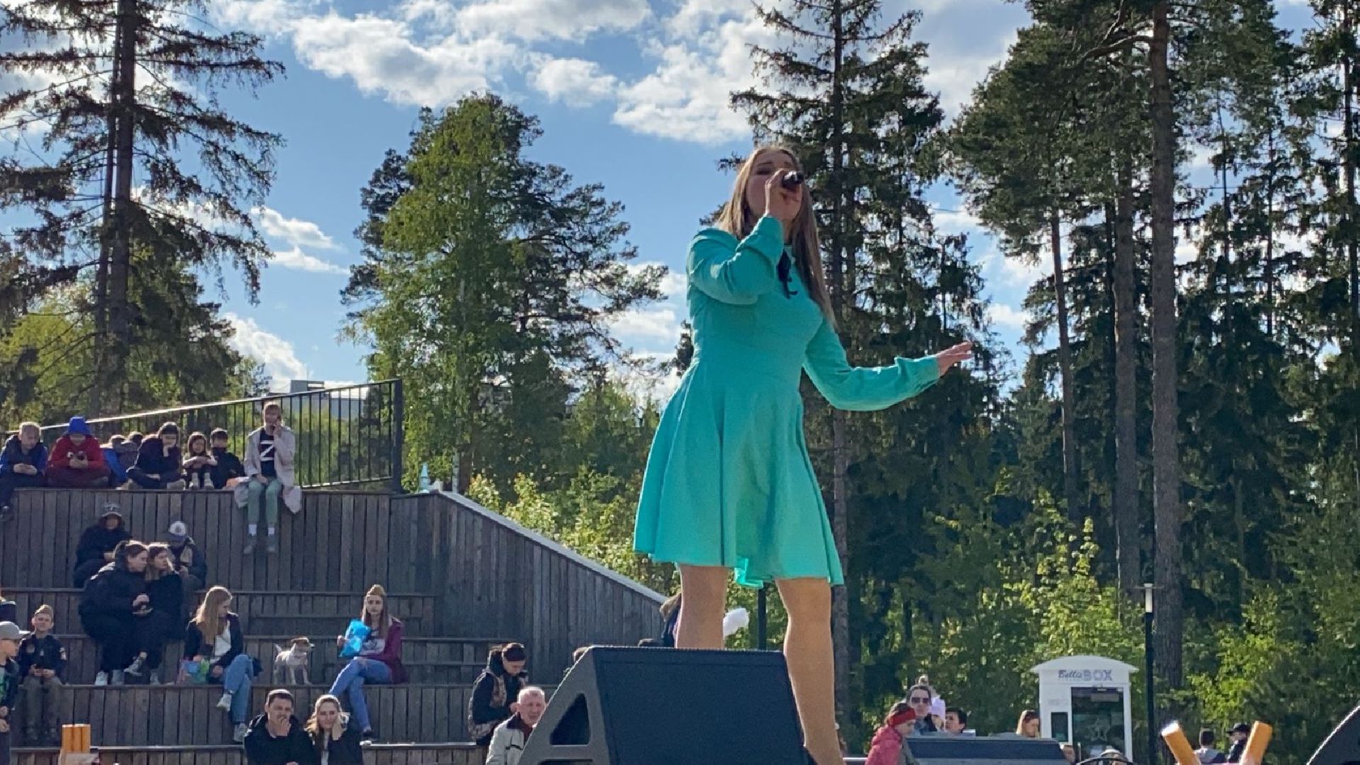 Балашиха, Подмосковье, День Победы, парки, огненное шоу