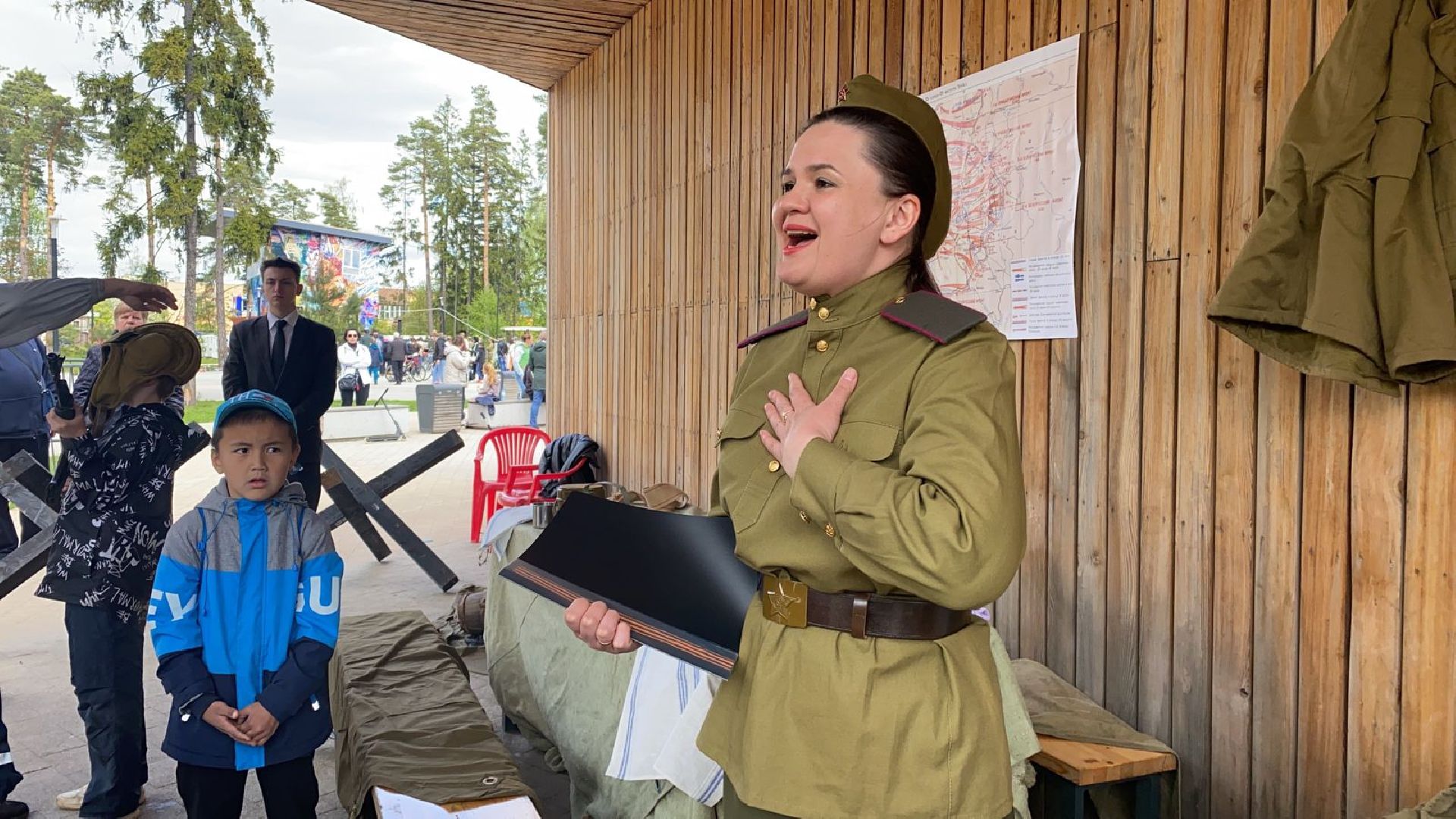 Балашиха, Подмосковье, День Победы, парки, огненное шоу