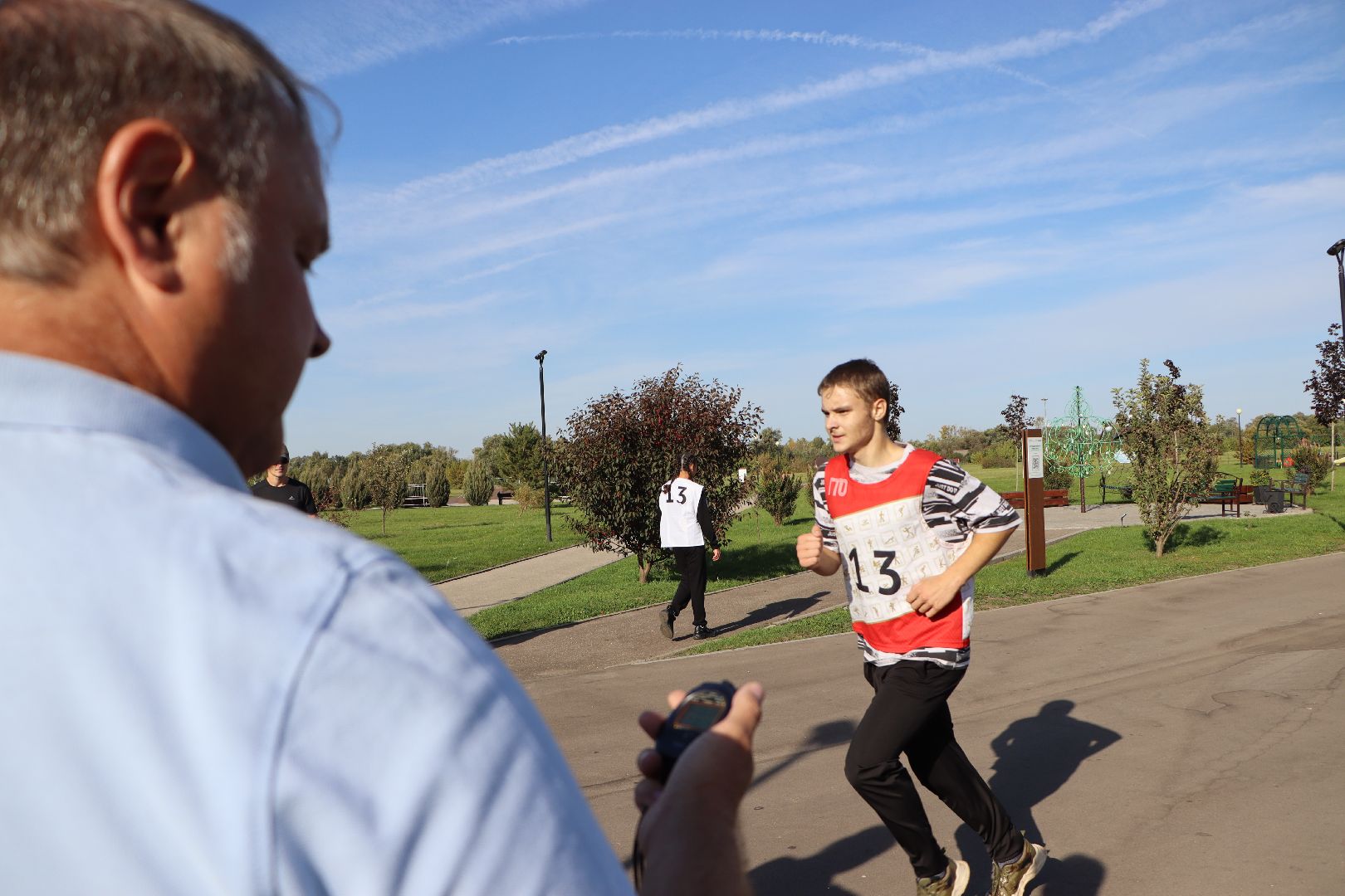 серебряные пруды, вертолетный спорт, забег ереминой, парк серебряный,