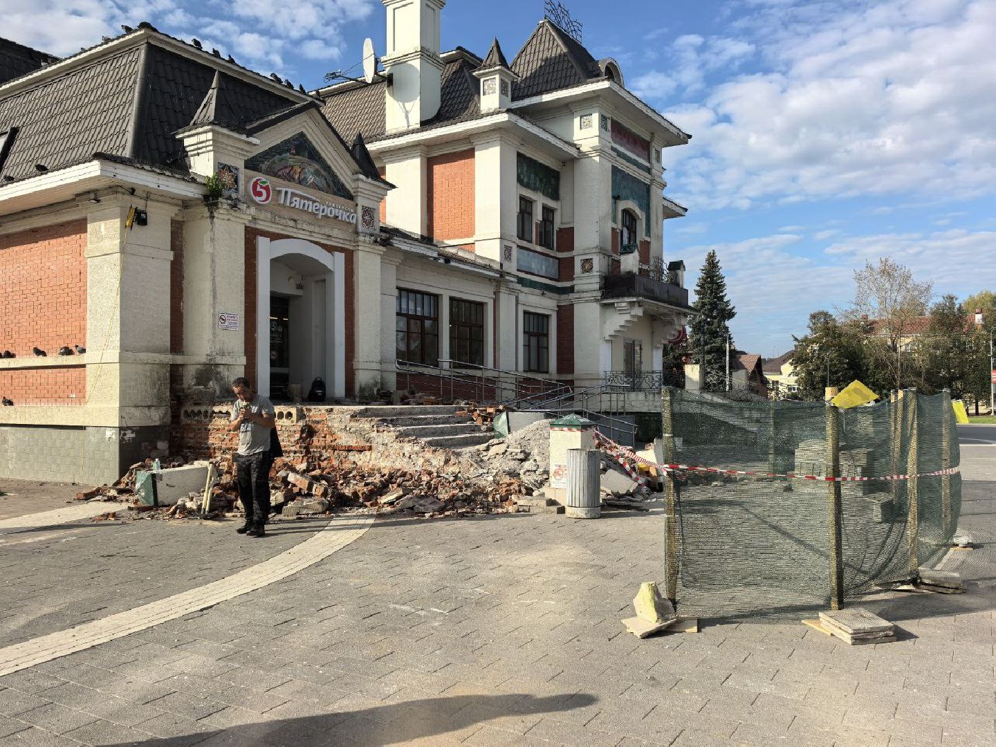 сергиево-посадский городской округ, хотьково, благоустройство, благоустройство площади, сквер , памятник дзержинскому,тц любимый,